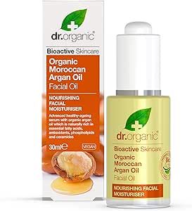 Moroccan Argan Pure Oil by Dr Organic. Vegan. Nourish your skin & hair with this natural, high-quality oil.