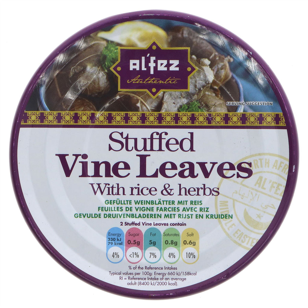 Al'fez | Vine Leaves Stuffed With Rice | 280G