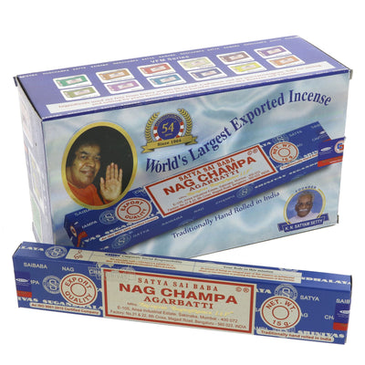 Siesta Crafts | Satya Sai Nag Champa Incense | 15G