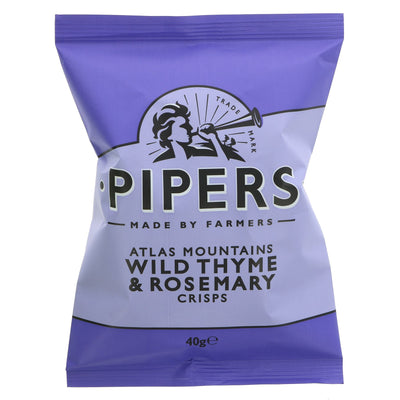 Pipers Crisps | Wild Thyme & Rosemary | 40G