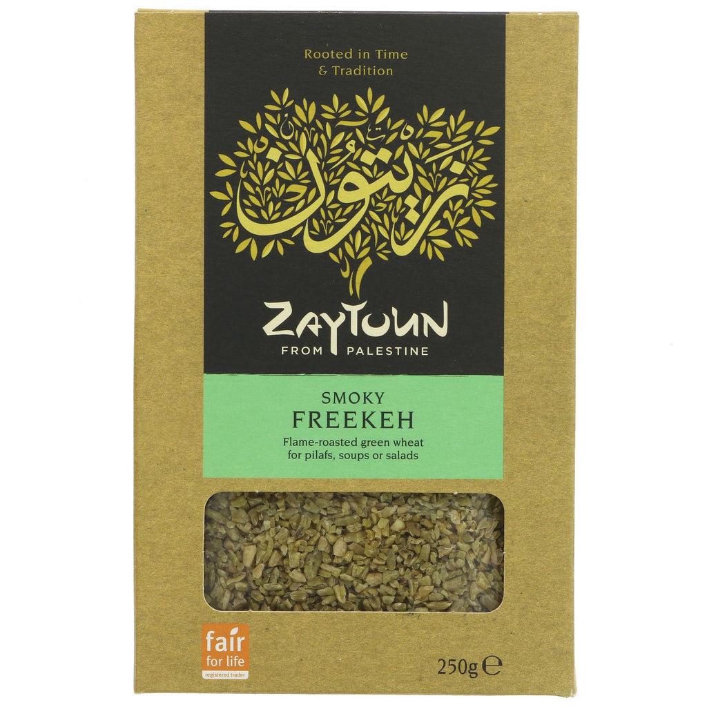 Zaytoun | Smoky Freekeh - Flame roasted green wheat | 200g