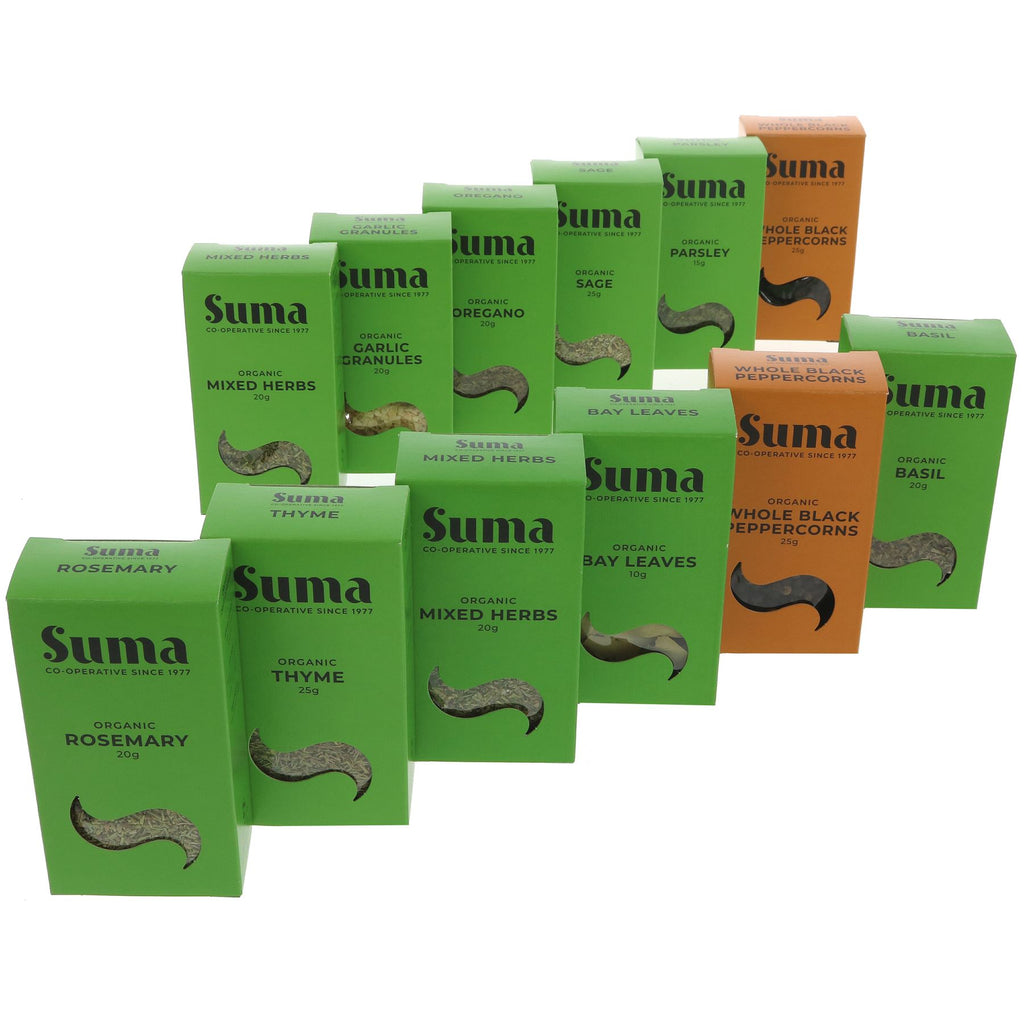 Suma | Organic Herb Selection - sumawholesale.coop for details | 12