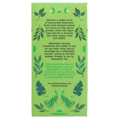 Biodynamic, Organic, Vegan Fennel and Peppermint Tea - 20 bags - Soothing and harmonising for any time of day.