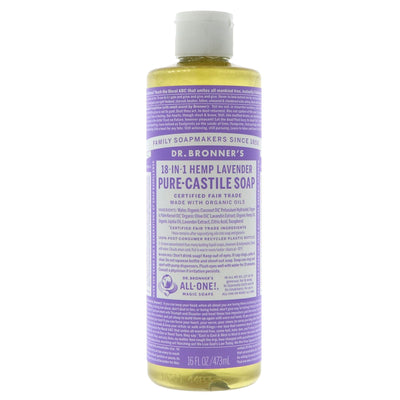 Dr Bronners | Lavender Castile Liquid Soap | 473ml