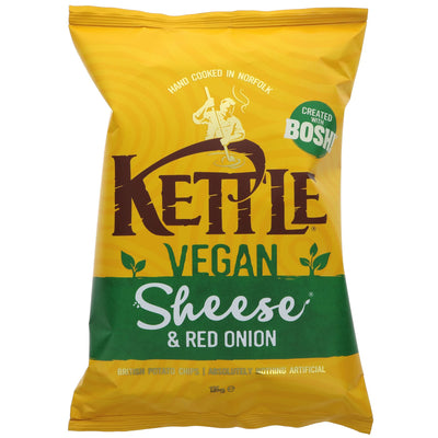 Kettle Chips | Sheese & Red Onion - Vegan | 130G