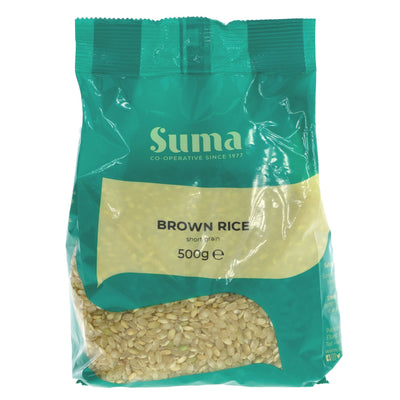 Suma | Rice-short grain brown organic | 500g