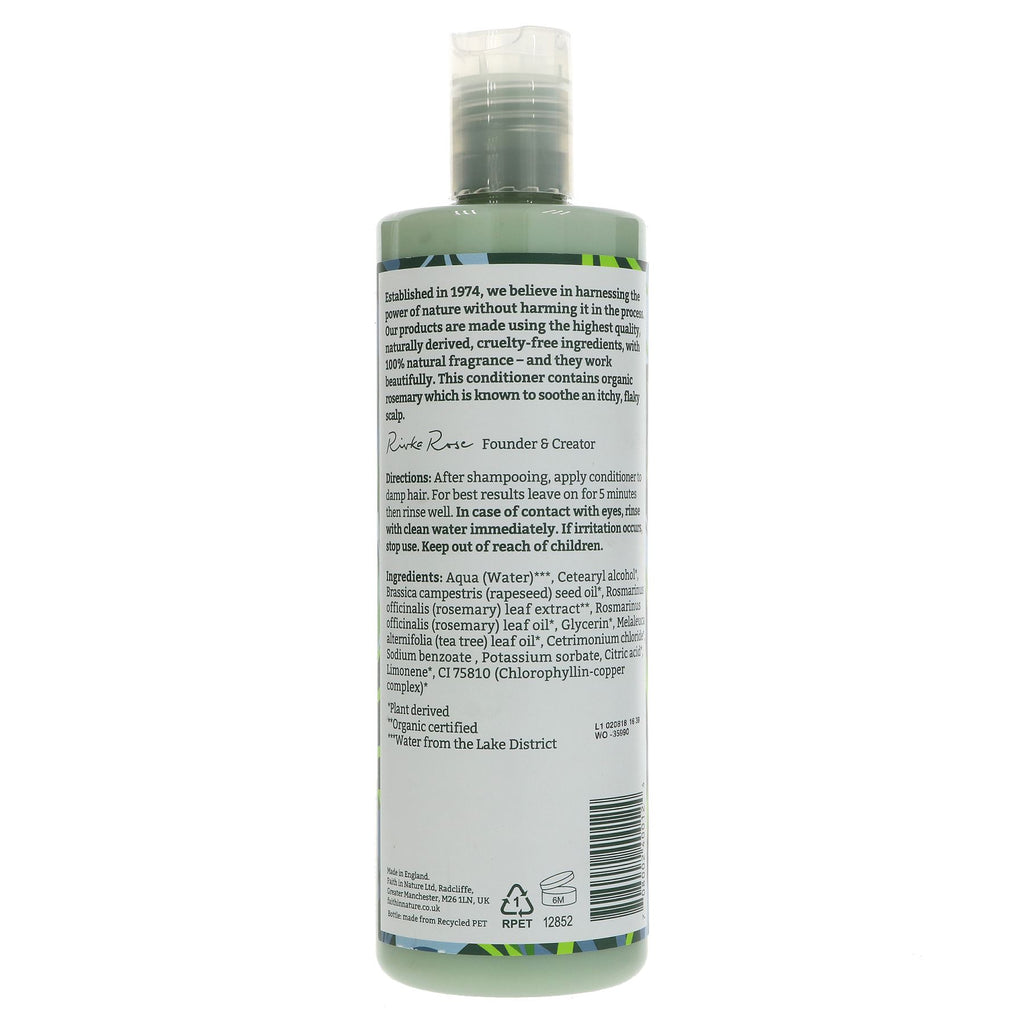 Organic Rosemary Conditioner | Vegan & Chemical-Free | Soothes Itchy Scalps | 400ML