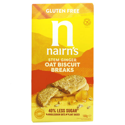 Nairn's | GF Biscuit Breaks Stem Ginger | 160g