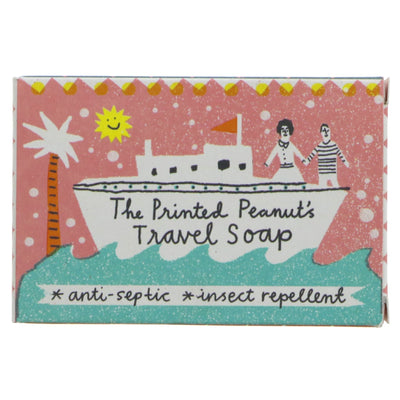 The Printed Peanut | 3 in 1 Travel Soap - With tea tree and lemongrass | 95g