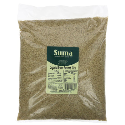 Suma | Rice - Basmati, Brown Organic | 3 KG
