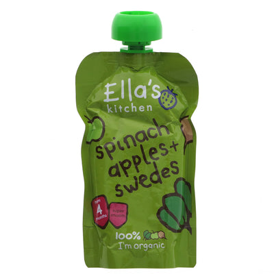 Ella's Kitchen | Spinach, Apples & Swede | 120g