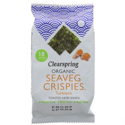 Clearspring | Seaveg Crispies - Turmeric | 4G