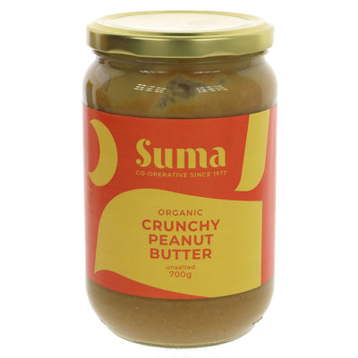 Suma | Peanut Butter, Crunchy No Salt - Jumbo jar, organic | 700g