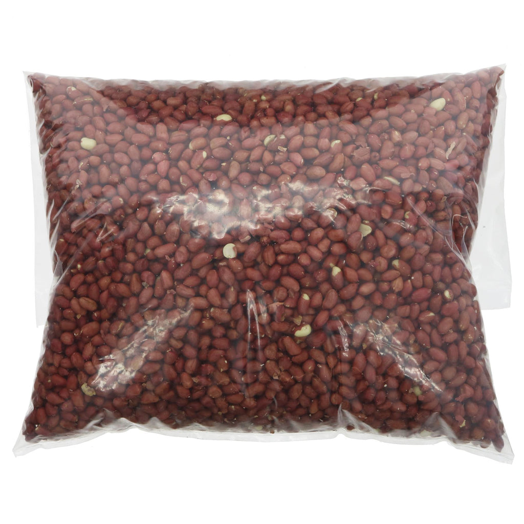 Suma Redskin Peanuts - 5KG - Vegan, Nutty flavor - Great source of protein - Not for small children due to choking hazard.