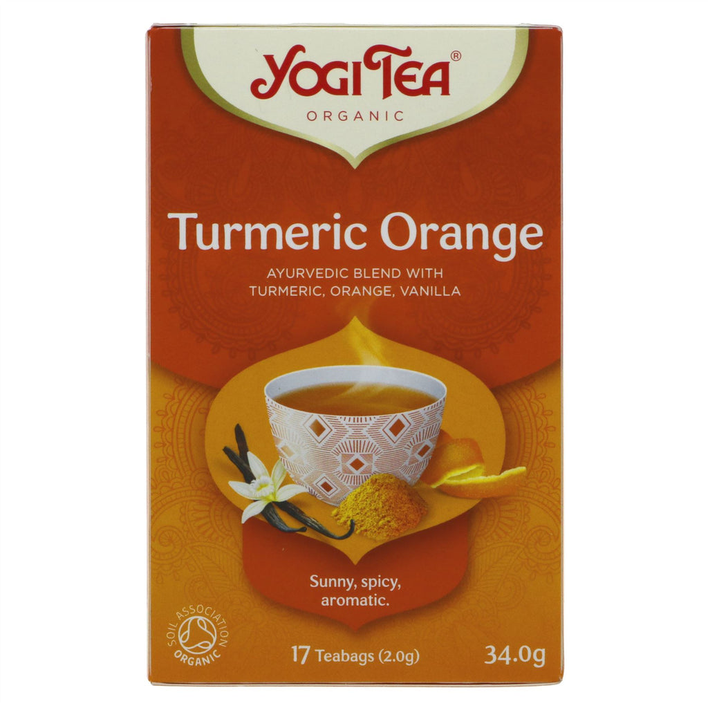 Yogi Tea | Turmeric Orange - Turmeric, Cinnamon, Ginger | 17 bags