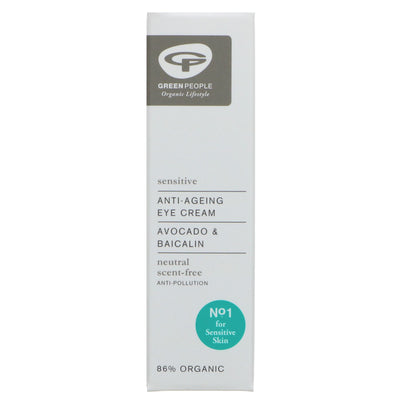 Green People | Anti-Ageing Eye Cream - scent free for sensitive skin | 10ml