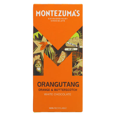 Montezuma's | White Chocolate Orangutang | 90G