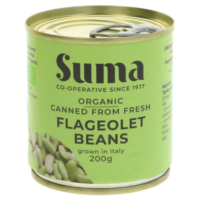 Suma | Fresh Flageolet Beans - Org | 200g