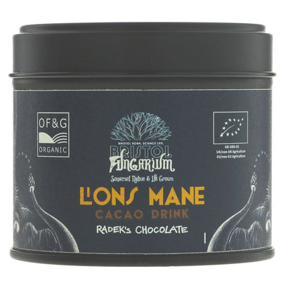 Indulge in Radeks' Lions Mane Drinking Chocolate, a delightful blend of organic & vegan ingredients. Sourced ethically, this cocoa is grown by farmers who prioritize human rights & biodiversity. With Bristol Fungarium's native Lions Mane, rich in antioxidants & betaglucans, enjoy enhanced cognition, mood, focus & energy. A collaboration that's truly unique. Contains 3500mg of 1:4 Lions Mane Extract Powder.