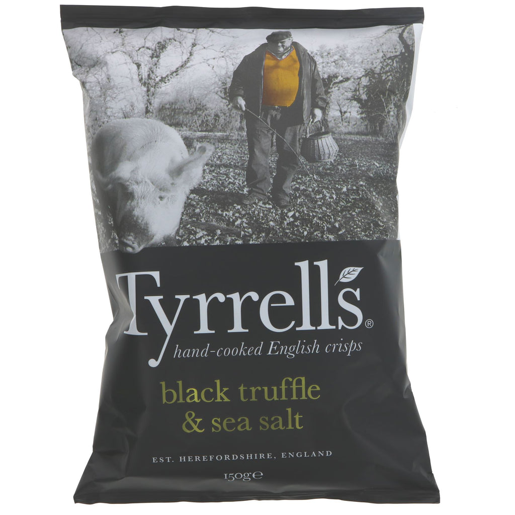 Tyrrells | Black Truffle & Sea Salt | 150G