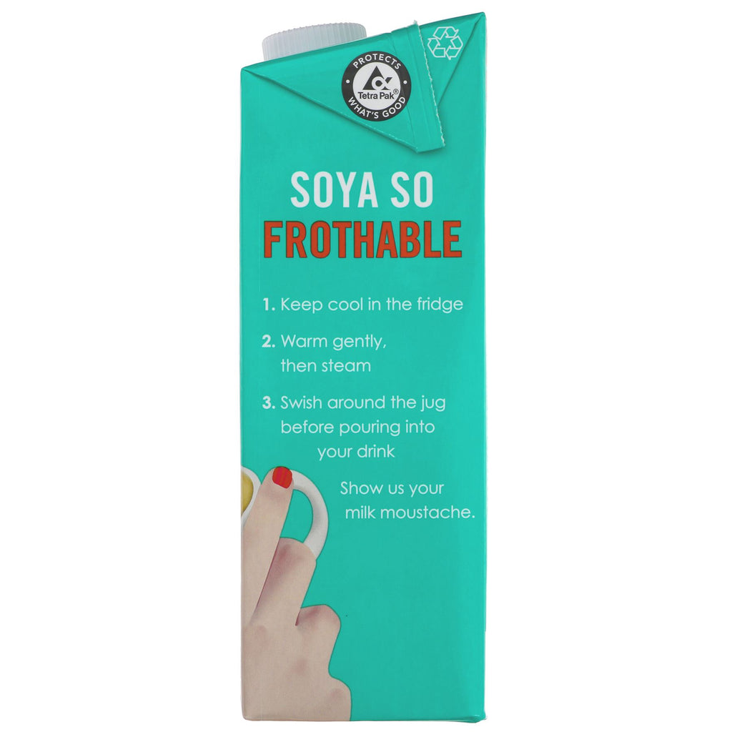 Rude Health Barista Soya: Creamy and delicious non-dairy milk for lattes, smoothies and more. Organic, gluten-free, low in salt and saturated fat.