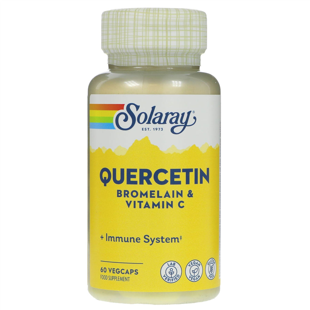 Solaray | Quercetin Bromelain & Vit C | 60 capsules