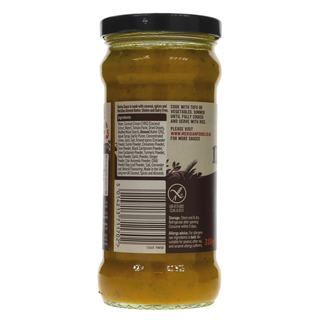 Meridian Korma Sauce - Rich & Creamy, Gluten-Free, Vegan, No Added Sugar - Perfect for Any Meal!