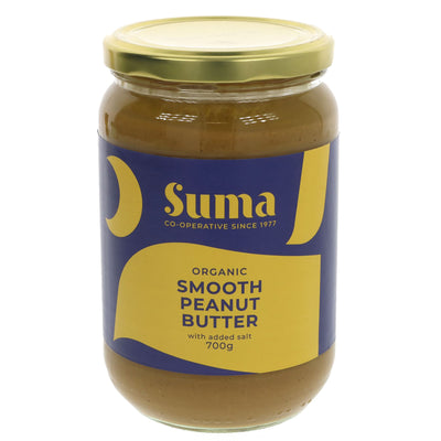 Suma | Peanut Butter, Smooth + Salt - Jumbo jar, organic | 700g