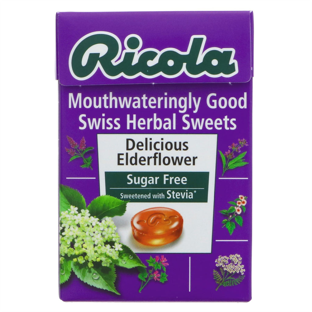 Ricola | Elderflower - sugar free - stevia sweetened | 45g
