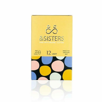 & Sisters | Pads with Wings - Light | 10 pads