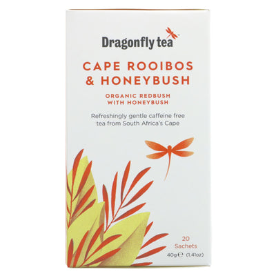 Dragonfly Tea | Cape Rooibos & Honeybush Tea - Caffeine Free Tea | 20 bags