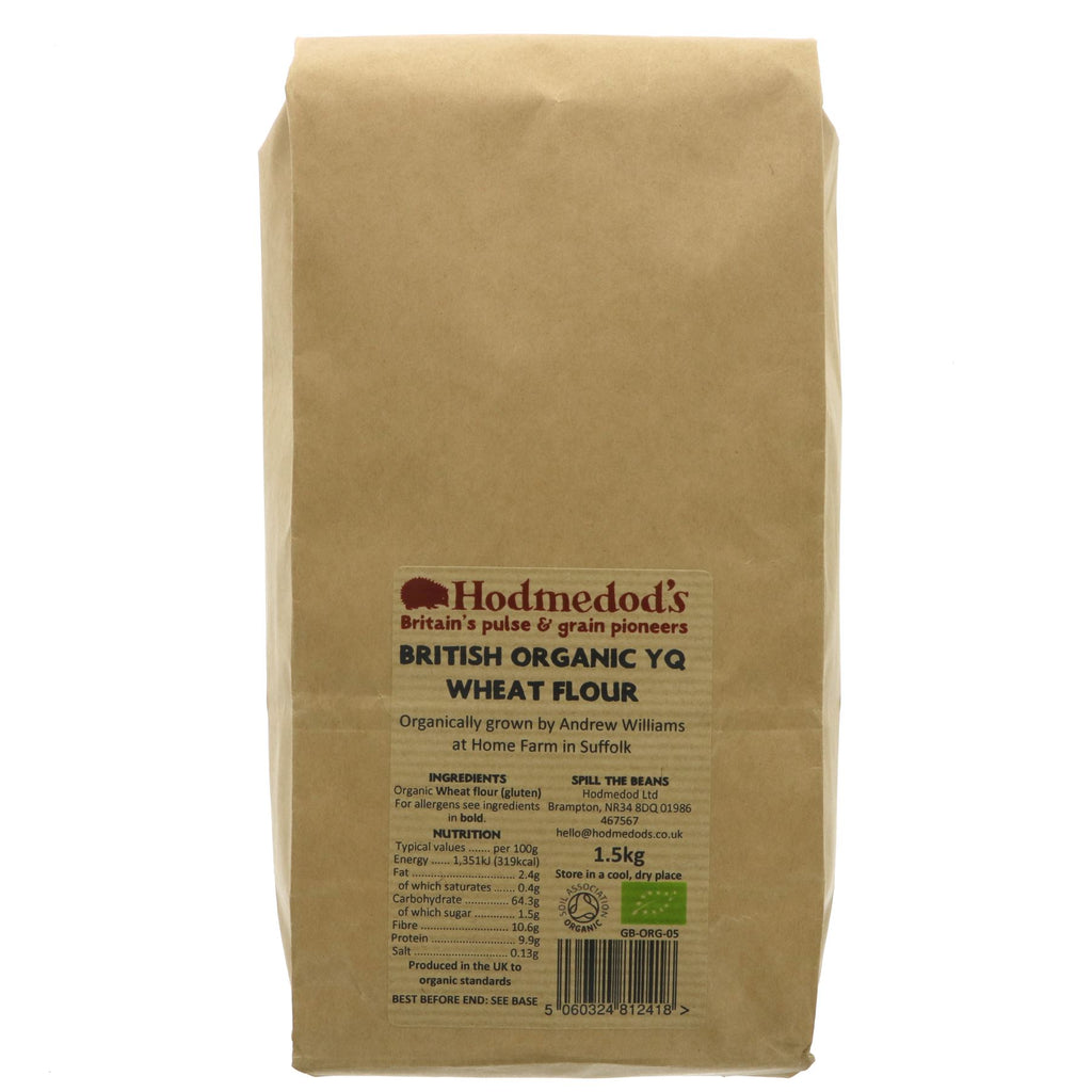 Hodmedod's | YQ Population Wheat Flour - Stoneground, Organic | 1.5kg
