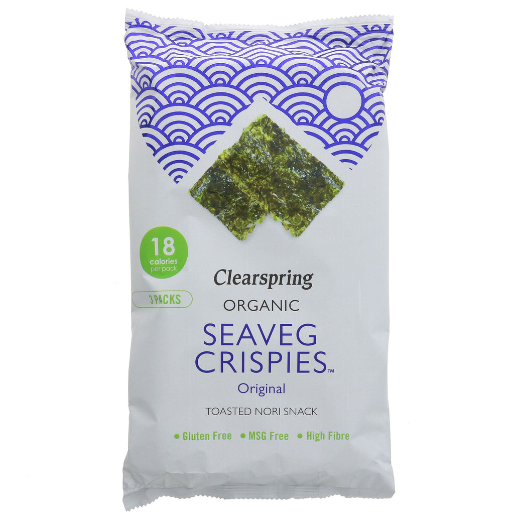 Clearspring | Seaveg Crispies Multipack-Orig | 3 x 4g