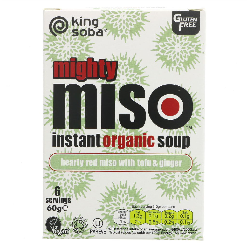 King Soba | Og Miso Soup Tofu & Ginger | 60g