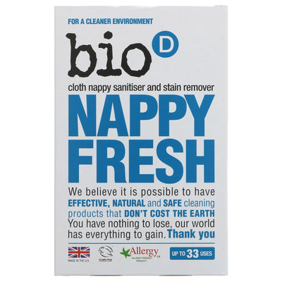 Bio D | Nappy Fresh - Santiser & Stain Remover | 500g