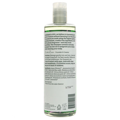 Faith In Nature Tea Tree Shampoo - 400ml - 100% natural, vegan and cruelty-free. Cleansing for normal/oily hair.