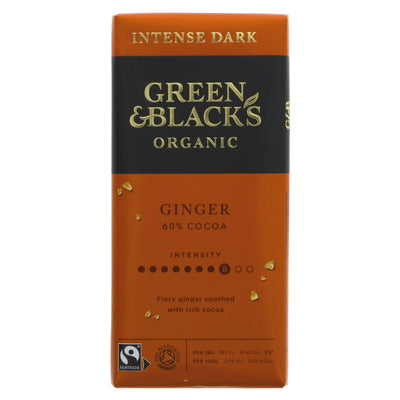 Green & Blacks | Dark Chocolate & Ginger | 90g