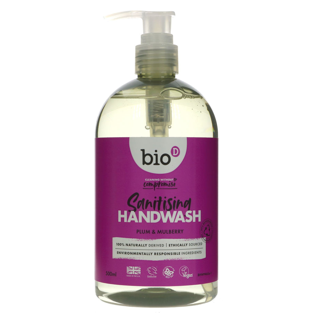 Bio D | Handwash - Plum & Mulberry | 500ml