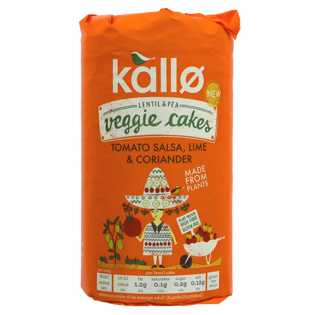 Kallo | Tomato Salsa Lime Veggie Cakes | 122g