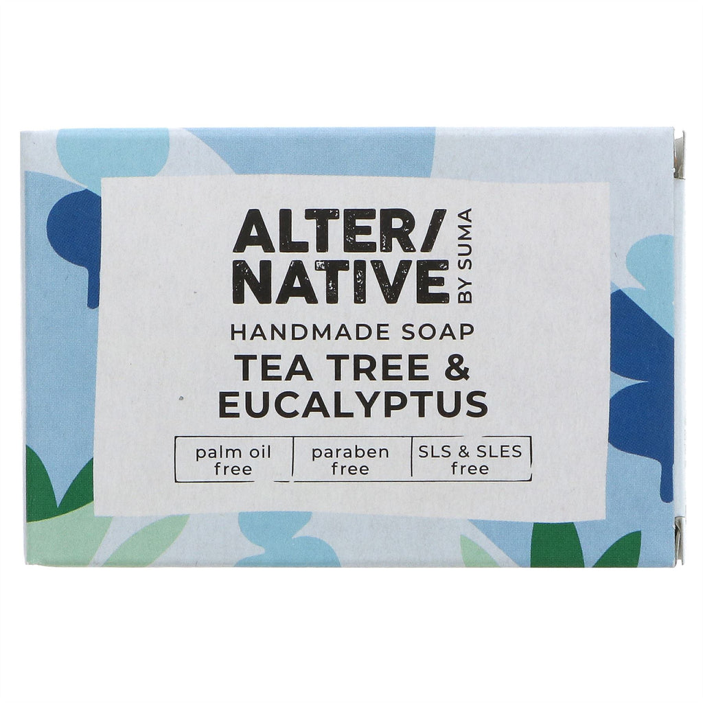 Antiseptic Tea Tree & Eucalyptus Soap | Handmade & Vegan - No Palm Oil or Sulphates | Nettle Leaf | Cruelty-Free