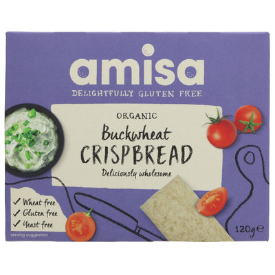 Amisa | Crispbread - Buckwheat W/grain | 120g