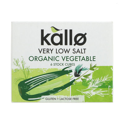 Kallo | Low Salt Vegetable Stock Cubes | 60g