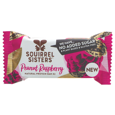 Squirrel Sisters | Peanut Raspberry - Natural Protein Bar | 40g