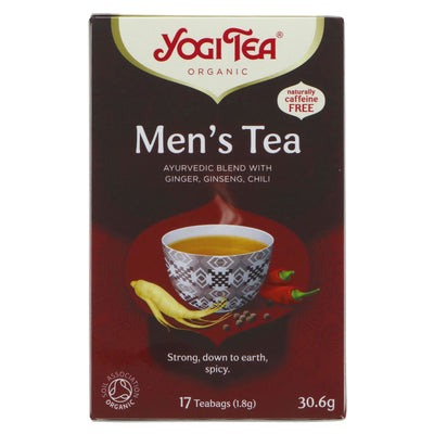 Yogi Tea | Men's Tea - Ginger, Ginseng, Chili | 17 bags