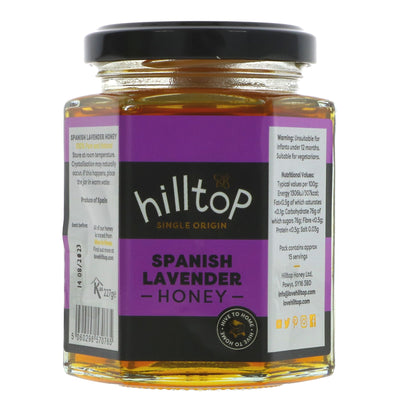 Hilltop Honey | Lavender Honey, Spanish | 277g
