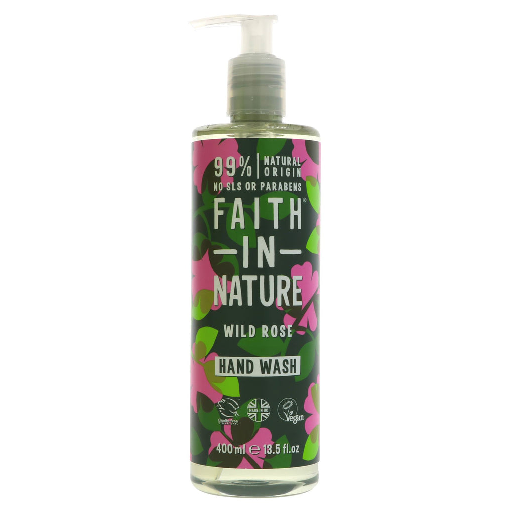 Faith In Nature | Faith Wild Rose Hand Wash | 400ml
