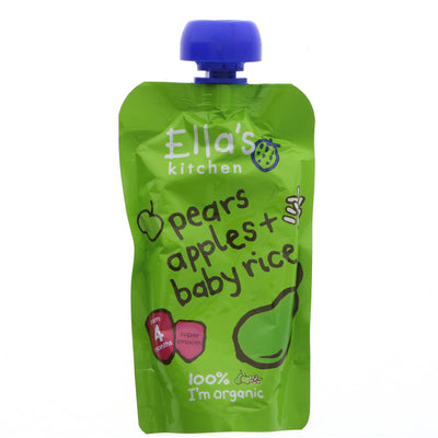 Ella's Kitchen | Apple & Pear Baby Rice | 120g