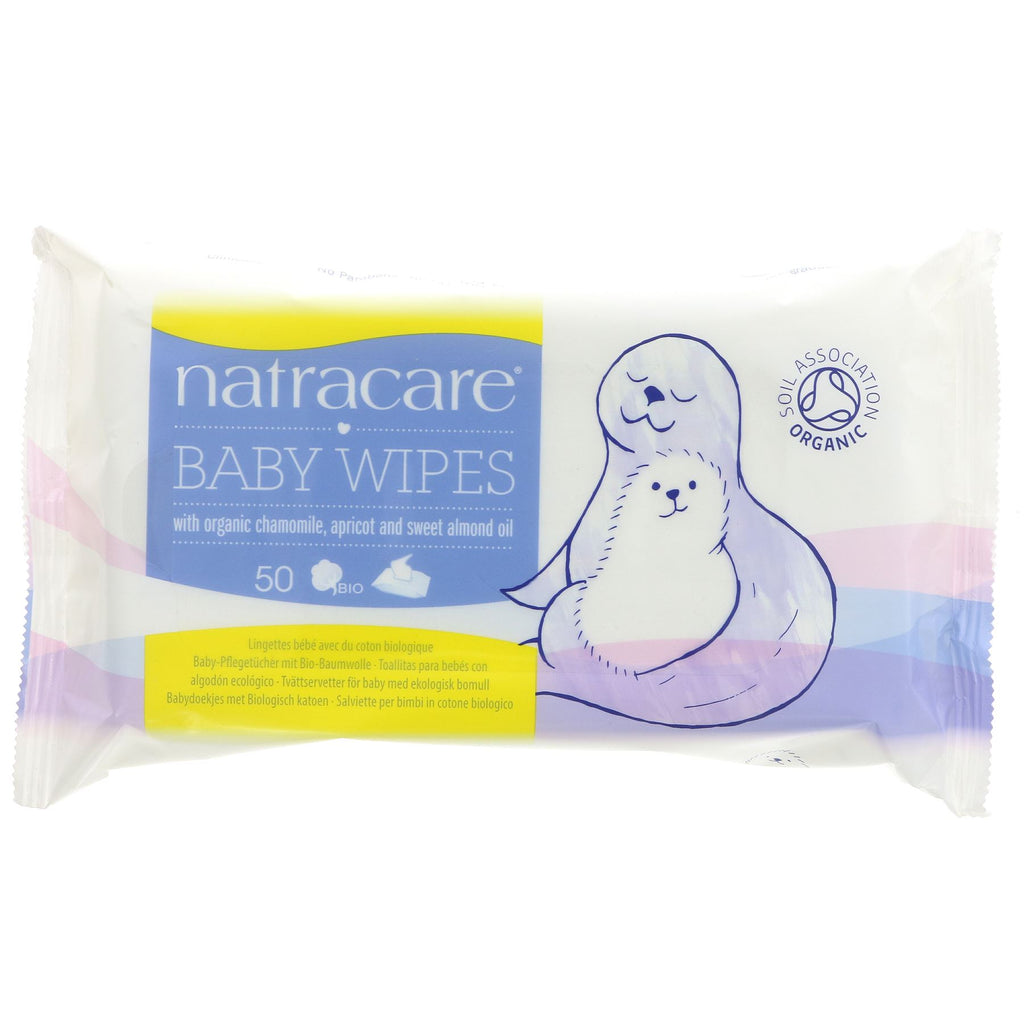 Natracare | Organic Cotton Baby Wipes | 50