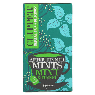 Clipper | After Dinner Mints - Double Mint and Fennel | 20 bags