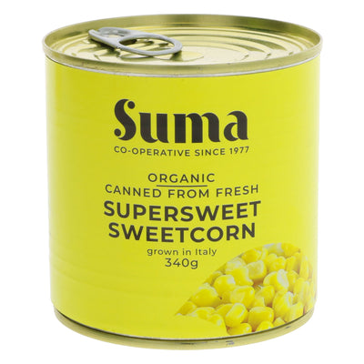 Suma | Supersweet Sweetcorn - Organic - Naturally Super Sweet | 340g